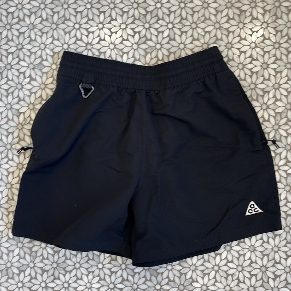 Women's Nike ACG Trail Shorts in Black, Size XS